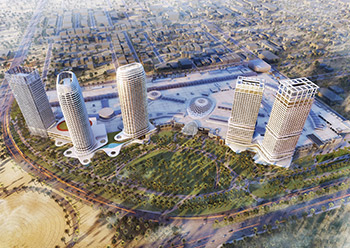 Al Riyadh Avenue project - Pulling Cables 